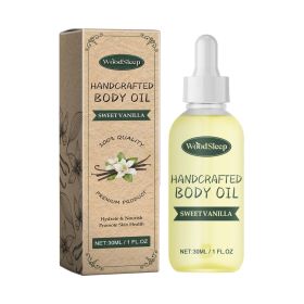 WoodSleep Sweet Vanilla Handcrafted Oil, Skin Barrier To Dry Itchy Red Moist Hydrating Essence Oil