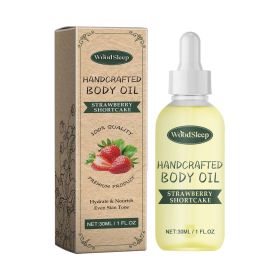 WoodSleep Strawberry Shortcake Handcrafted Oil, Skin Barrier Moisturizing Gentle Moisturizing Anti-Wrinkle Elastic Firming Essential Oil