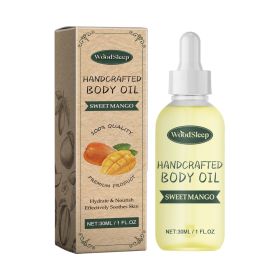 WoodSleep Sweet Mango Handcrafted Oil, Facial Skin Care Oil For Smoothing Fine Lines And Wrinkles Under Eyes