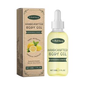 WoodSleep Refreshing Lemon Handcrafted Oil, Chun White Brighten The Moist Skin Moisturizing Oils
